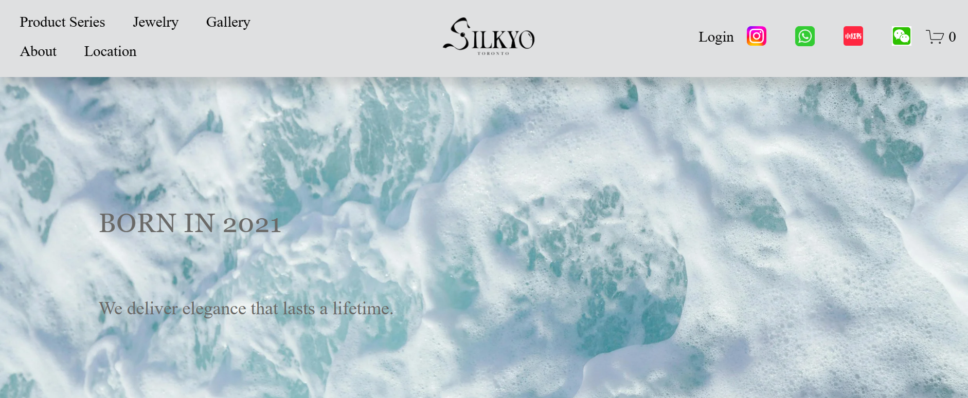 Preview of Silkyo.ca Website Homepage